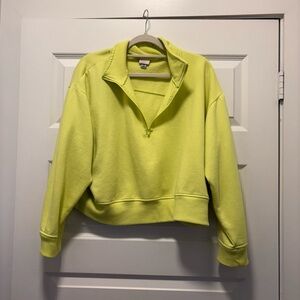 neon quarterzip sweatshirt